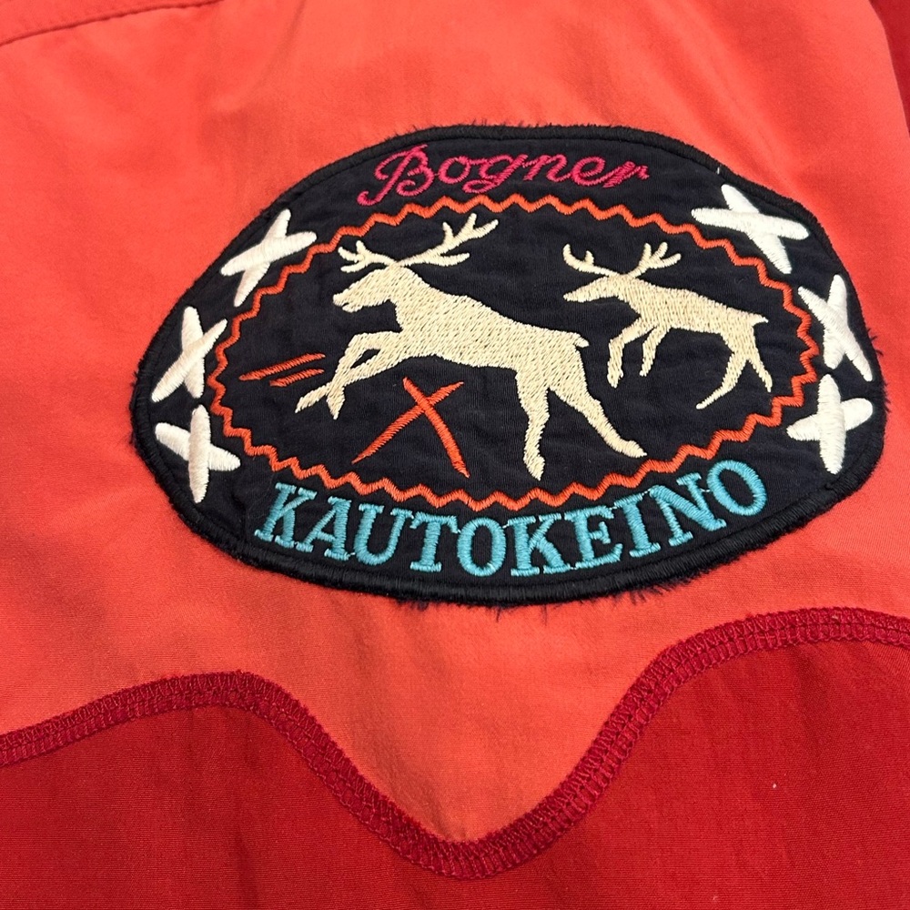 Vintage BOGNER Goan Thylmann Ski Jacket Anorak Reindeer Men's Size M Pullover - Picture 4 of 7